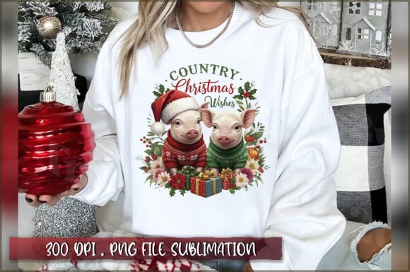 Download Country Christmas Wishes Sublimation - Christmas wishes Collection