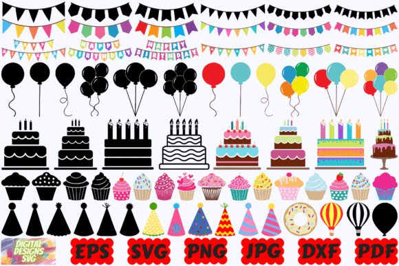 Download Happy Birthday SVG | Birthday SVG | PNG - Birthday svg Collection
