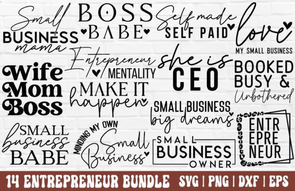 Download Entrepreneur SVG Bundle - Small Business - Small business Collection