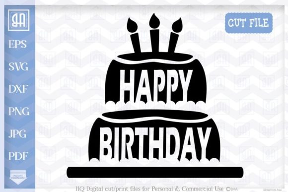 Download Birthday Cake SVG, Happy Birthday SVG - Birthday svg Collection